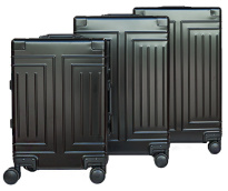 Alezar Lux Alumiini Matkalaukku Musta 20