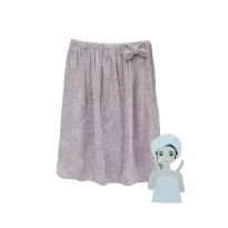 Atma kylpyhame bambu pinkki/harmaa