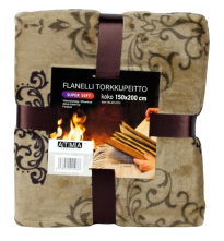 Torkkupeitto ruskea 150*200 cm