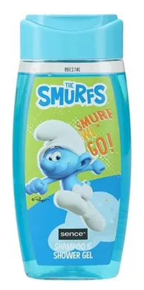 Smurfs Shampoo ja Suihkugeeli Smurf we go 210ml