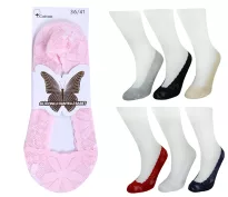 Ladies Lace Steps, beige 1 pk 36-40
