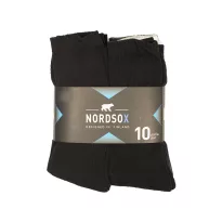 Nordsox M. sukat must.10 kpl k.40-42