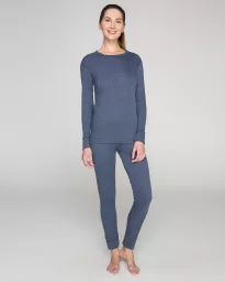 TF Plain Interlock Adult Set Navy Blue L