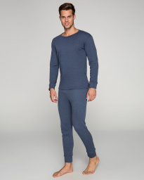 TF Plain Interlock Adult Set Navy Blue L