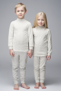 Thermoform Turtle Neck Children Ecru 176