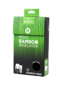 Miesten musta bamboo setti (paita+housut)