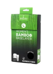 Naisten musta bamboo setti (paita+housut) 

