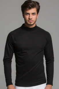 Turtle Neck paita Musta S