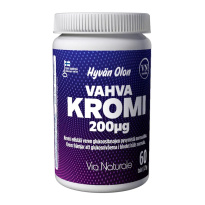 Via Naturale Vahva Kromi 200 µg/ 60tabl