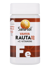 Sana-sol Vahva Rauta50mg +C-vitamin 150