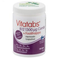 Vitatabs B12 1300 µg Combi päärynä 150 tabl. / 75g