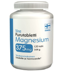 Vire Magnesium purutabletti sitrus 375mg
