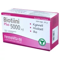 Fennovita 50g Ravintolisä Biotiini Plus 100 kpl