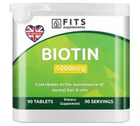 Biotiini 5000mcg 90 tablettia 

