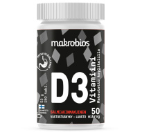 Makrobios D3-vitam 50mcg 150tabl salmiak