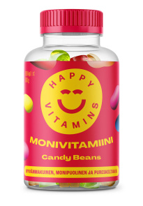 HAPPY VITAMINS monivitamiini Candy Beans 100kpl