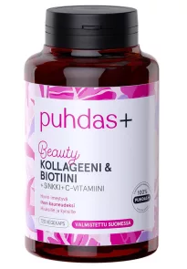 Puhdas+ Beauty Kollageeni&biotiini 120 kaps