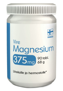 Vire Magnesium 375mg 90 tablettia 68g
