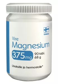 Vire Magnesium 375mg 90 tablettia 68g