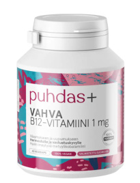 Puhdas+ Vahva B-12 vitamiini 1 mg 60kaps