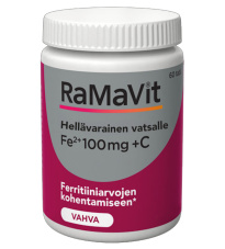 Bioteekki Ramavit Rauta 100 mg 60 tabl.