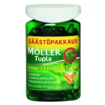 Möller Tupla Omega-3 + ADE-vit 150kaps