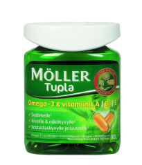 Möller Tupla Omega-3 + ADE-vit 100kaps