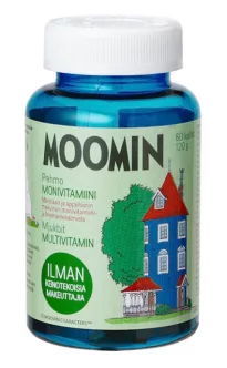 Moomin Pehmo Monivitamiini 60 kpl