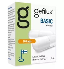 Gefilus Basic Maitohappobakteeri 20 kapselia
