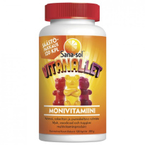 Sana-sol Vitanallet Monivitamiini säästöpakk 120kpl