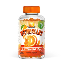 Sana-sol Vitanallet D-vitamiini 10µg Appelsiini