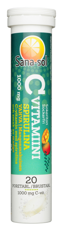 Sana-sol pore C-vitam 1000mg spir-mango