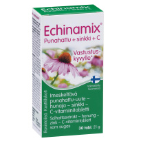 Echinamix Punahattu + sinkki + C,  30tab