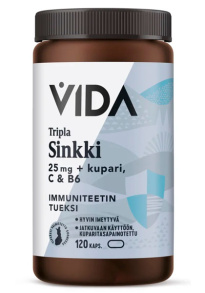 Vida Tripla Sinkki 25 mg 120 kaps.