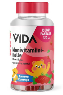 Vida Monivitamiininalle mansikka 120 kpl / 240 g