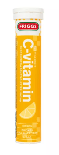 Friggs C-vitamiini Pore 1000mg Sitruuna