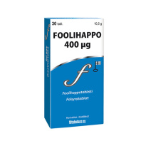 Vitabalans Foolihappo 400 µg 30tabl/10,5g