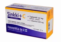 Sinkki, kupari ja C 100 tabs