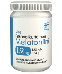 Vire Melatoniini pitkävaikutteinen 1,9mg