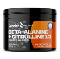 Leader Performance Beta-alaniini + citrulliini 1:1 aminohappojauhe appelsiinin- ja mandariininmakuinen 200 g