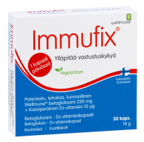 Immufix Betaglukaanikapseli 30kaps/14g