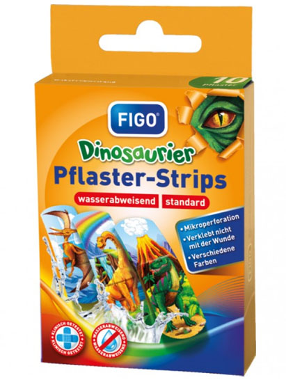 Figo Lasten Laastarit 10 kpl Dinosaurus