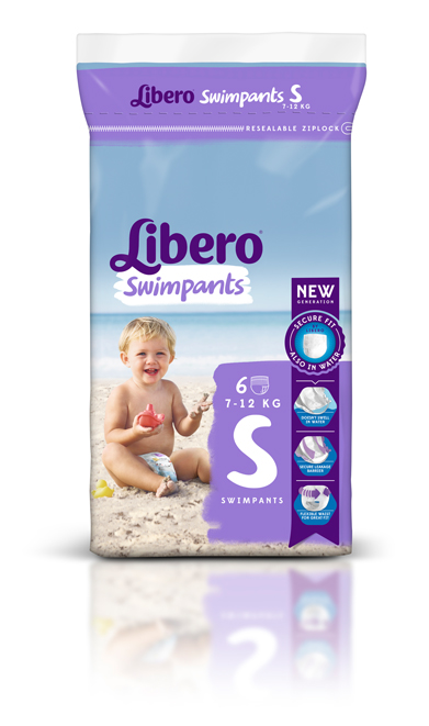 Libero Swimpants small 7-12 kg Lapsille 6kpl
