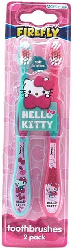 Hello Kitty Hammasharja Korkilla 2kpl
