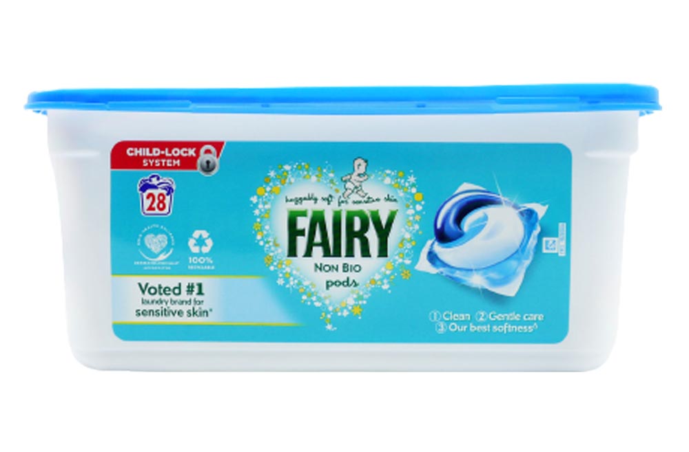 Fairy Non Bio Pods Pyykinpesuainetabletit 28 pesukertaa