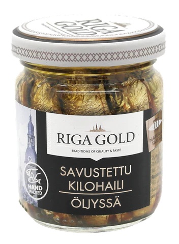 Riga Gold Savustettu kilohaili ölj 100g | Laplandia Market