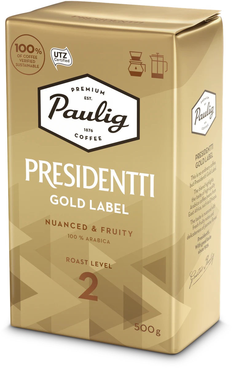 Presidentti kahvi gold label 500g