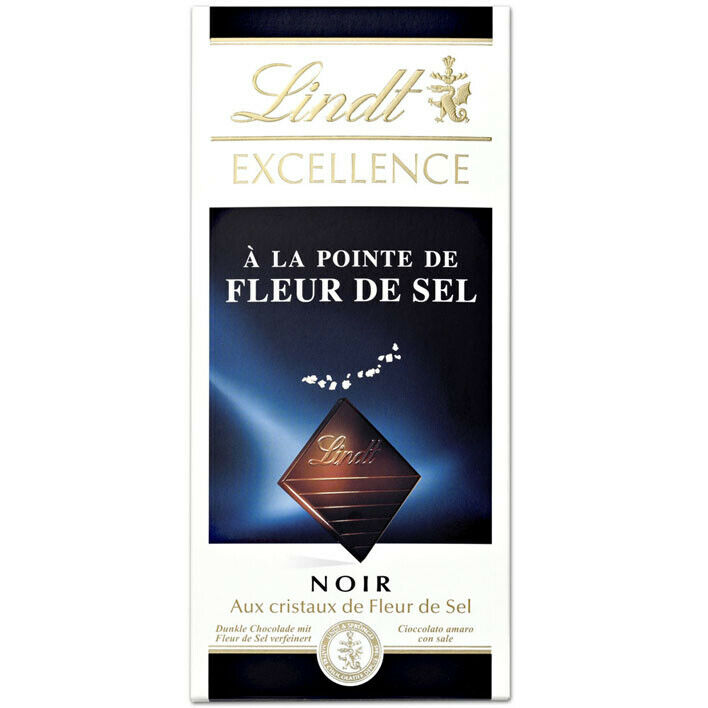 Lindt Merisuola Tumma Suklaalevy 100g