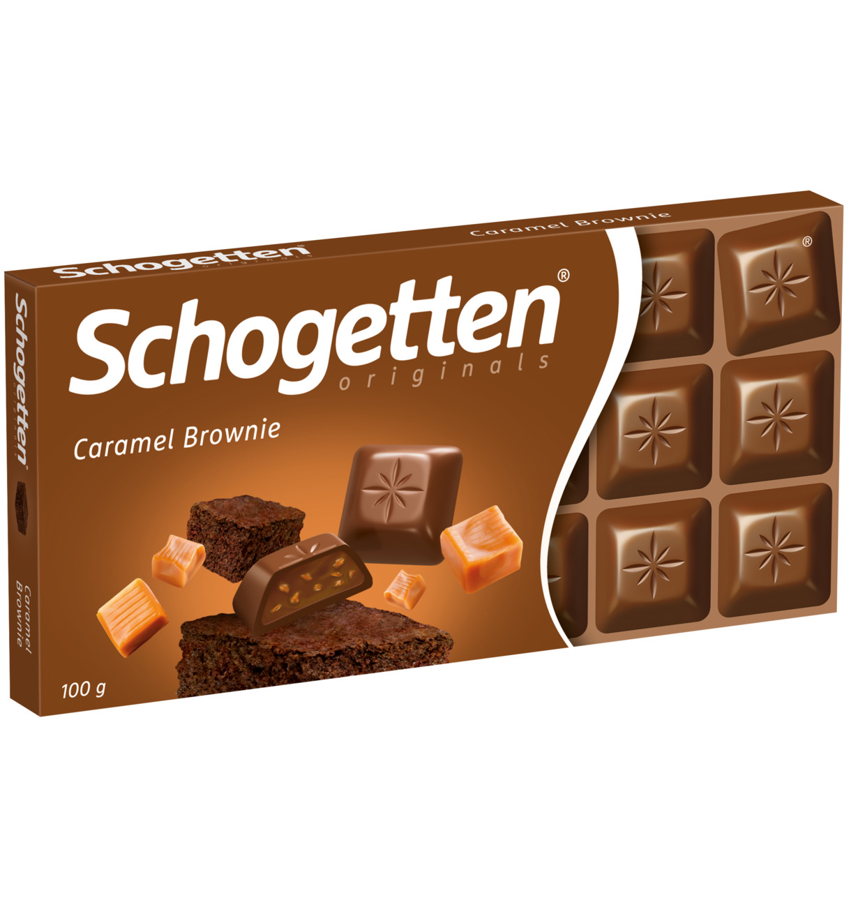 Schogetten Suklaakaramelli Brownie 100g