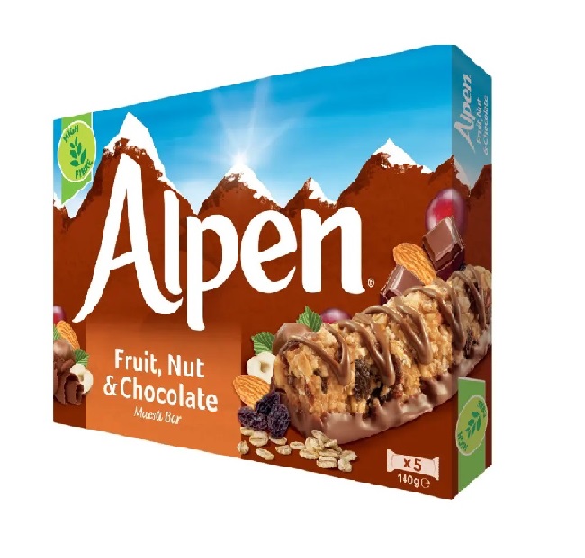 Alpen Fruit & Nut myslipatukka 145g
